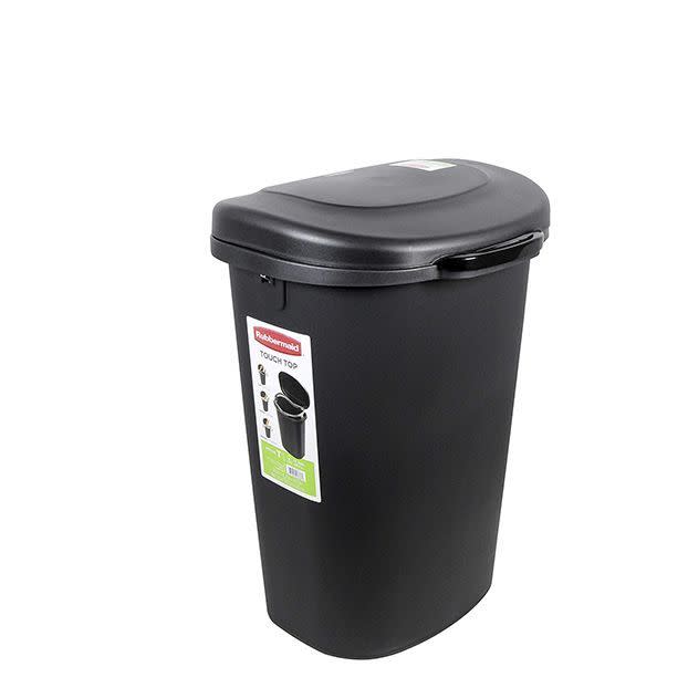 2) Rubbermaid Touch-Top Lid Trash Can