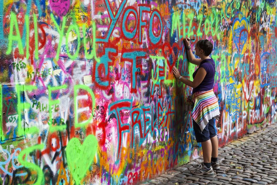 5) The John Lennon Wall