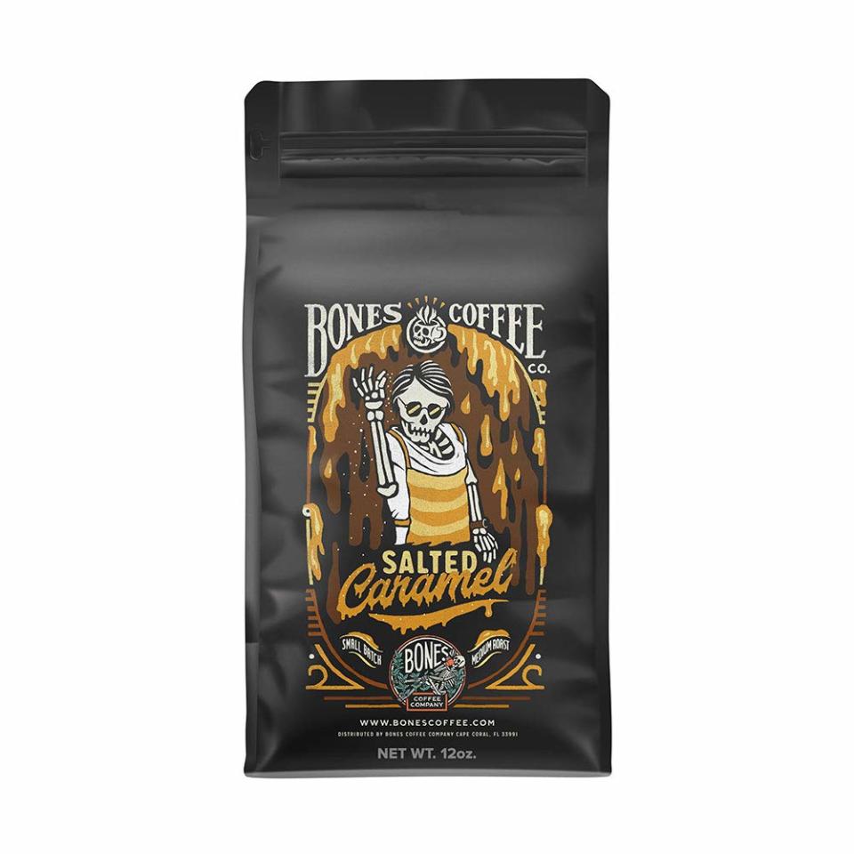 Bones Coffee Company Salted Caramel Coffee Beans