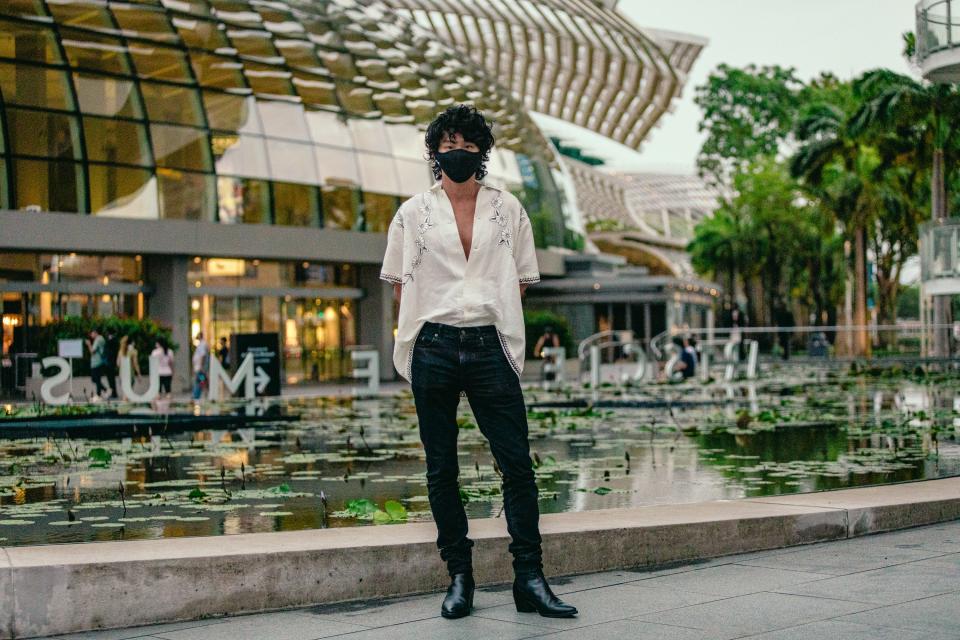 Louis Vuitton Reprised Its Spring 2021 Show in Singapore—See the Best Street Style Looks Here