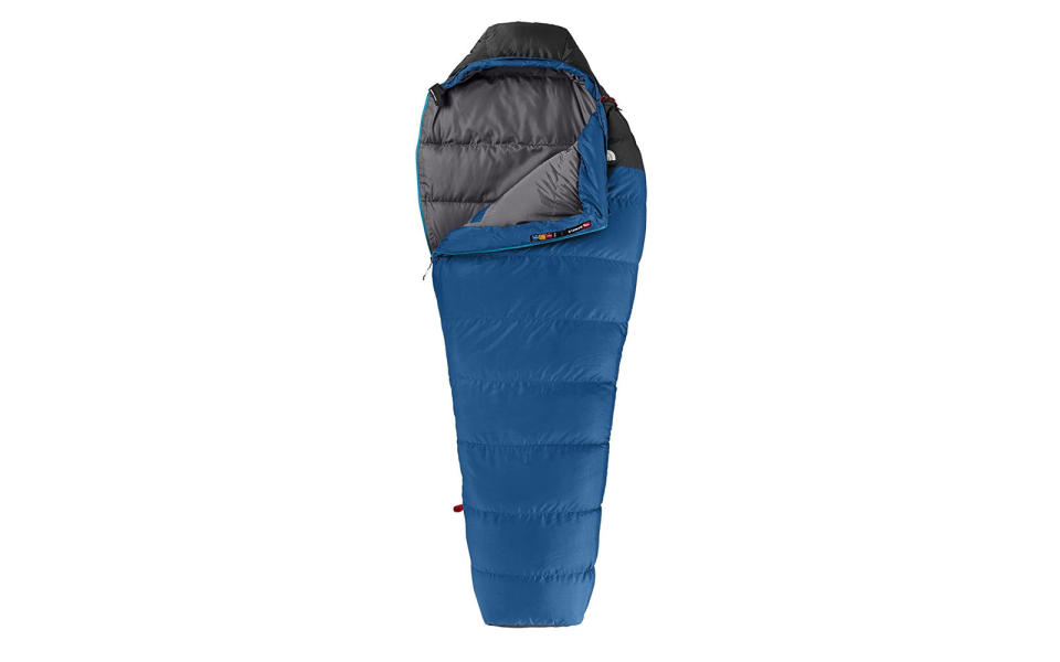 <p>The North Face, which makes full-body expedition down suits for the coldest environments on earth, has used the same technology to make the Furnace 20. This bag features a wider cut around the torso, making it less claustrophobic than other comparable sleeping bags. Like almost all sleeping bags, the zipper will try to catch on fabric as you zip and unzip the bag, but the built-in anti-snag tape and a bit of patience will help to keep this from happening.</p> <p><strong>Temperature rating</strong>: EN 20F</p> <p><strong>Fill type</strong>: 550-fill goose down</p> <p><strong>Weight</strong>: 2 lbs., 10 oz.</p> <p><strong>To buy</strong>: <a rel="nofollow noopener" href="https://www.amazon.com/North-Face-Furnace-Sleeping-Striker/dp/B00DHHKNFU//ref=as_li_ss_tl?ie=UTF8&linkCode=ll1&tag=travandleis07-20&linkId=af260433536226b521780f90d9387e40" target="_blank" data-ylk="slk:amazon.com;elm:context_link;itc:0;sec:content-canvas" class="link ">amazon.com</a>; <a rel="nofollow noopener" href="https://www.amazon.com/North-Face-Furnace-Sleeping-Striker/dp/B00DI2NT4G//ref=as_li_ss_tl?ie=UTF8&linkCode=ll1&tag=travandleis07-20&linkId=53e6f217b084282da86376f026db8ce6" target="_blank" data-ylk="slk:long;elm:context_link;itc:0;sec:content-canvas" class="link ">long</a> also available, from $200</p>