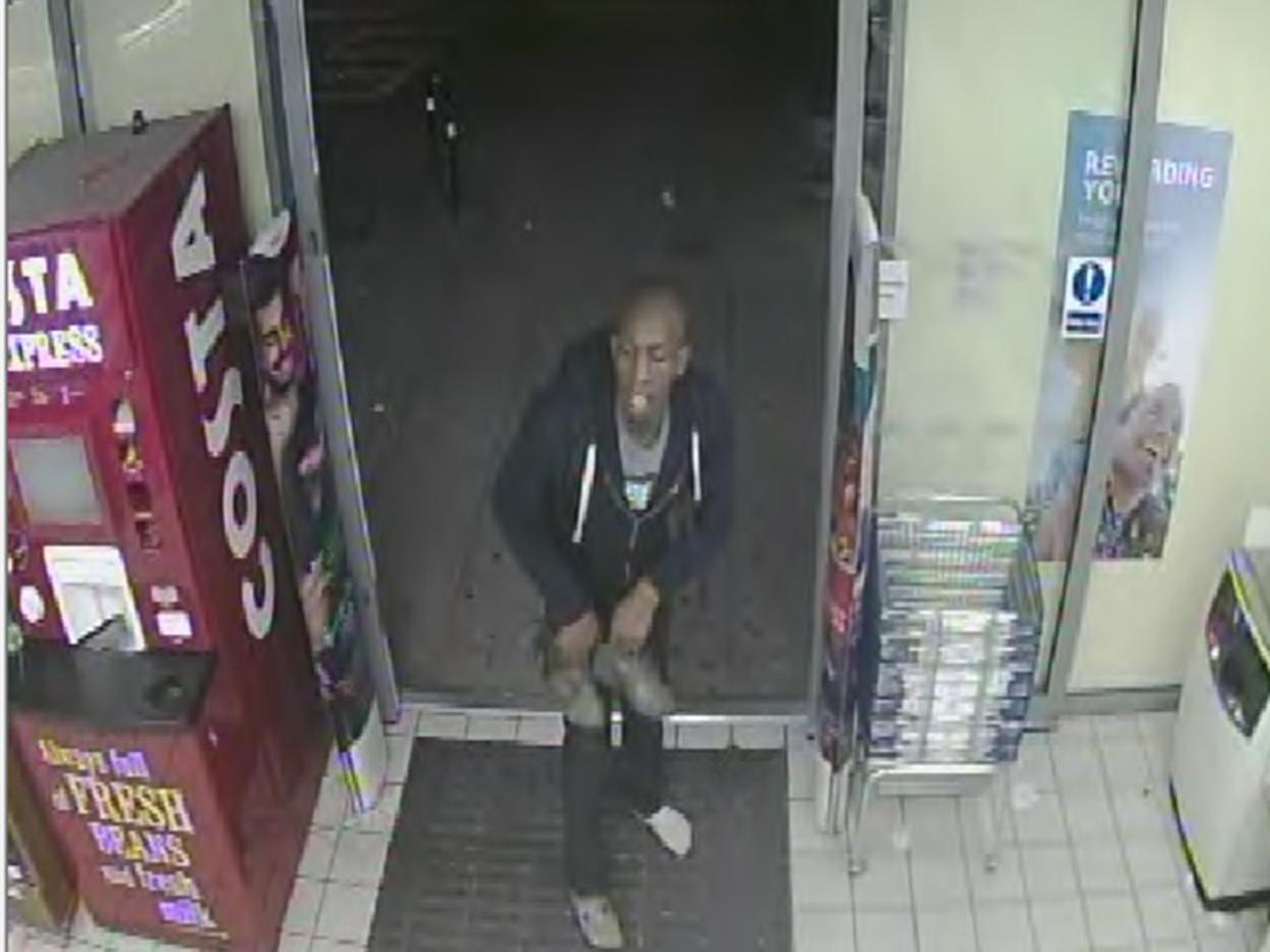 Police have launched an appeal to identify the suspect, described as black, slim, bald and around 6ft 2ins: Met Police