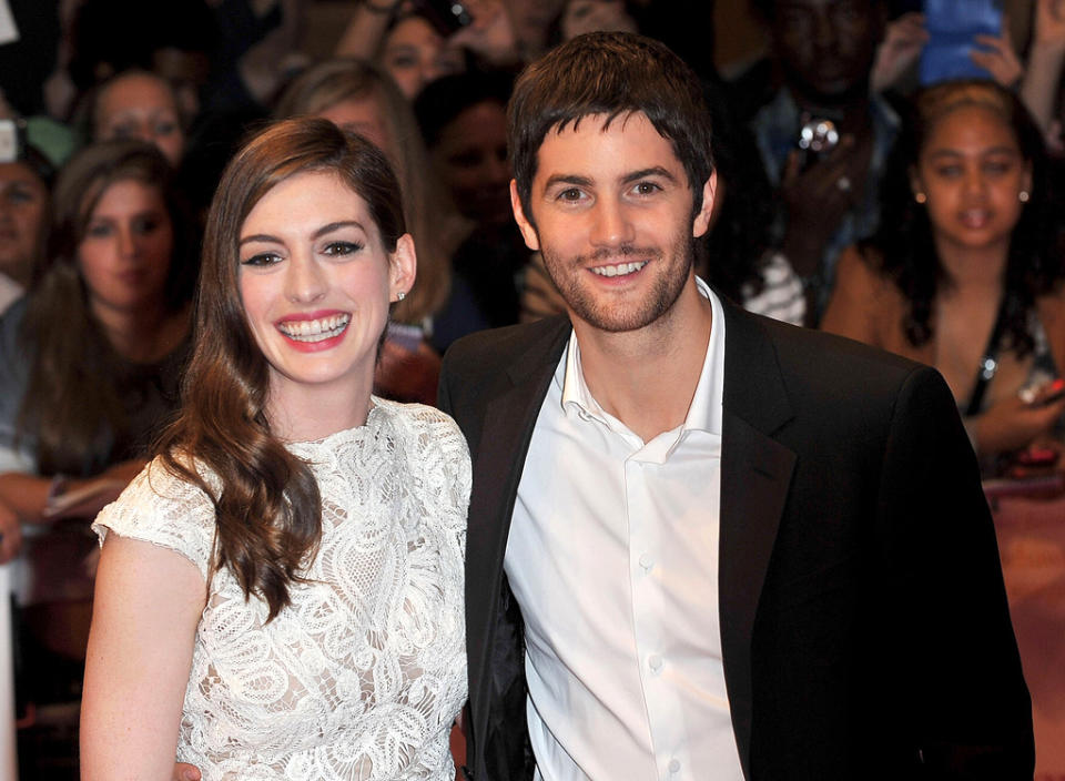 One Day UK Premiere 2011 Anne Hathaway Jim Sturgess