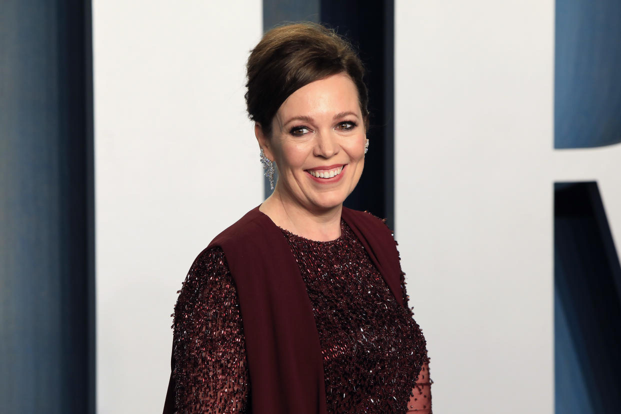 BEVERLY HILLS, CALIFORNIA - MARCH 27: Olivia Colman attends the 2022 Vanity Fair Oscar Party hosted by Radhika Jones at Wallis Annenberg Center for the Performing Arts in Beverly Hills, California. (Photo credit should read P. Lehman/Future Publishing via Getty Images)