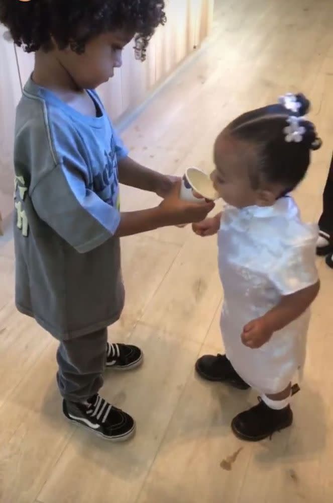 Saint and Chicago West.