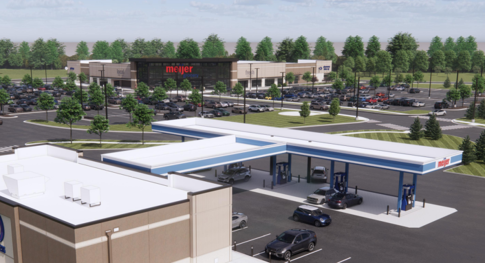 A planned Meijer at North Cyntheanne Road and Southeastern Parkway in Fishers