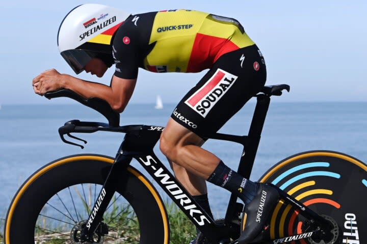 Remco Evenepoel won the opening Giro d'Italia time trial