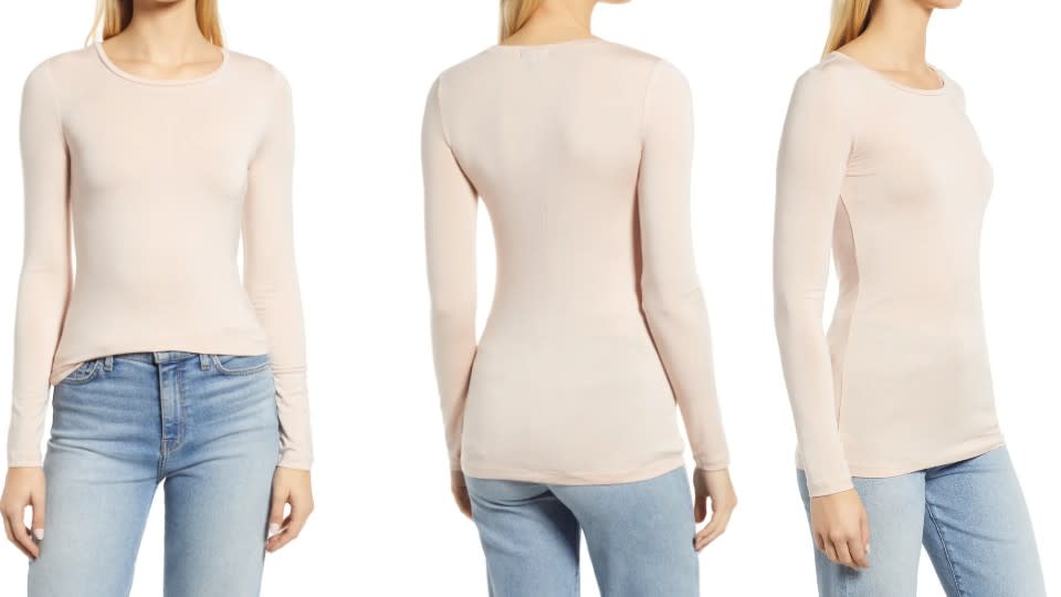 Halogen's Long Sleeve Tee - Nordstrom, $26 (originally $39)