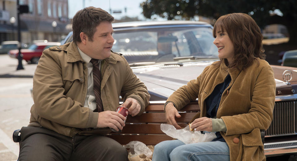 80s icons Sean Astin and Winona Ryder in ‘Stranger Things’ season 2 (Netflix)