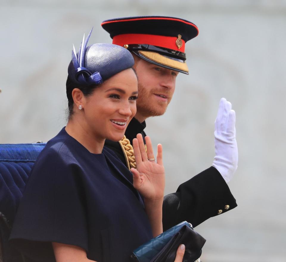 The Duke and Duchess of Sussex during the Trooping the Colour ceremony (PA Wire/PA Images)