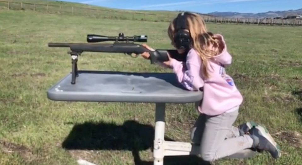 Carey Hart’s video featured daughter Willow in action. (Photo: Carey Hart via Instagram)