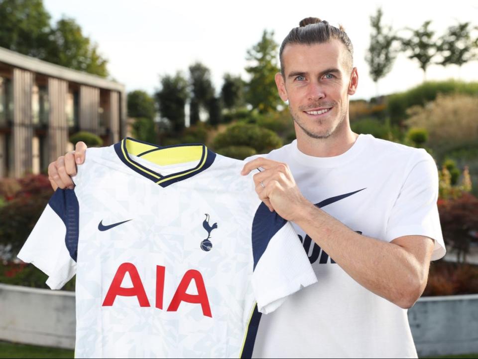 El centrocampista del Tottenham Gareth Bale (Tottenham Hotspur FC via Getty Images)