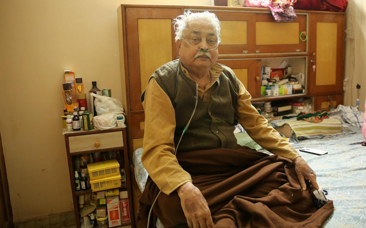 Fazlul Haq, an advocate, was suffering from Interstitial Lung Disease since last two years. It took him at least 2 months in hospital to recover from COVID. -  Cheena Kapoor