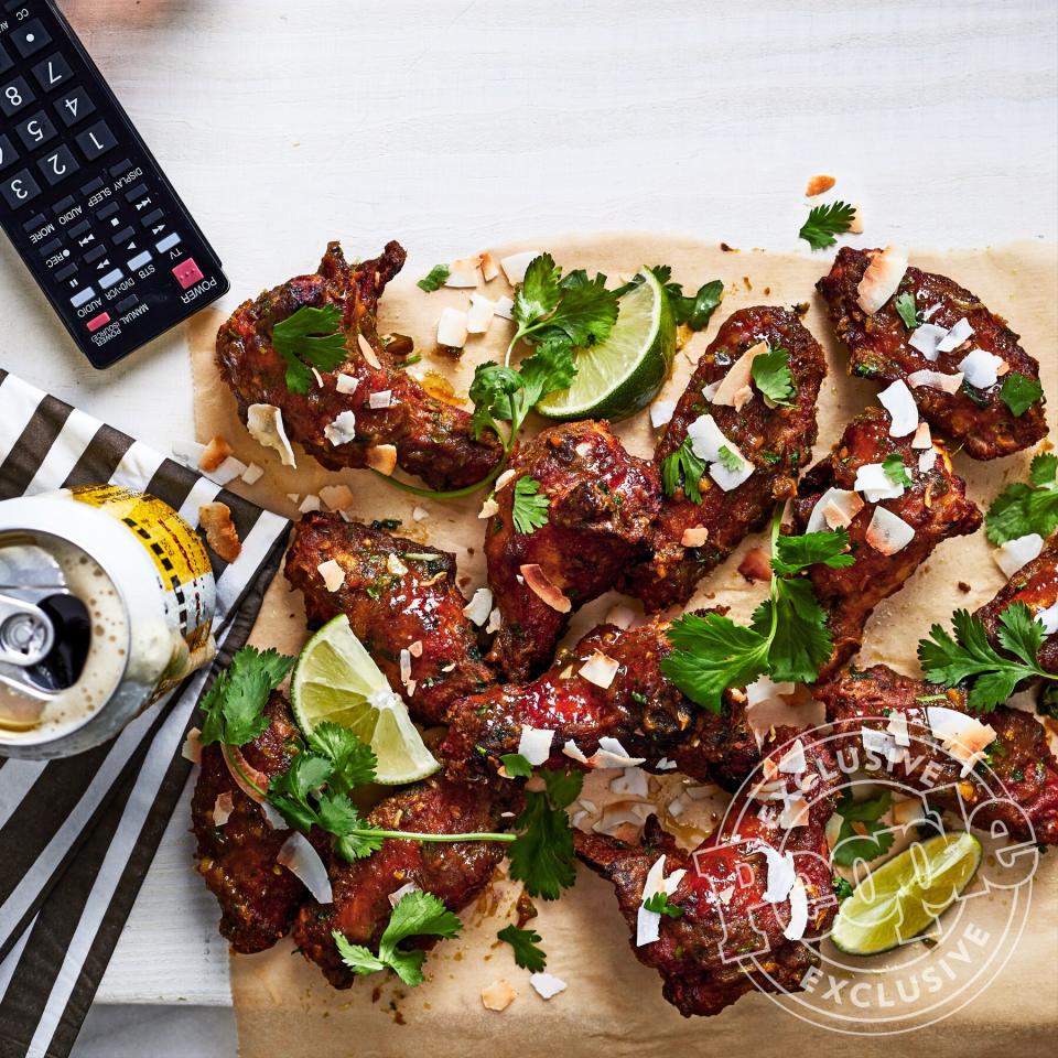 KEVIN RATHBUN'S STICKY THAI CHICKEN WINGS