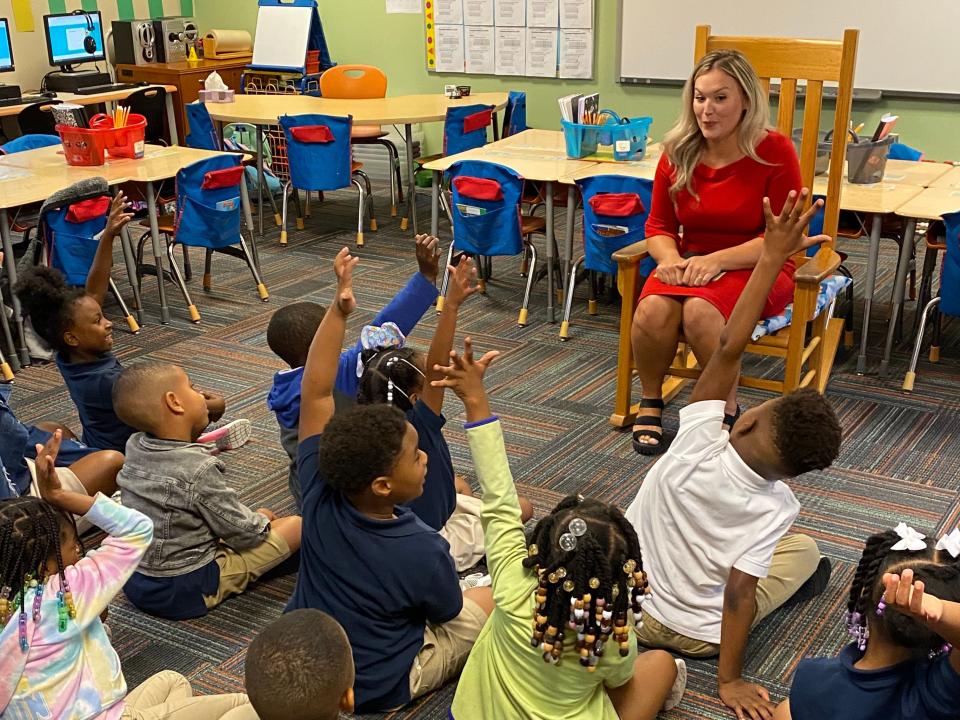 Action News Jax’s Chandler Morgan got to read to the first grade class at the YMCA Tiger Academy on Tuesday morning!