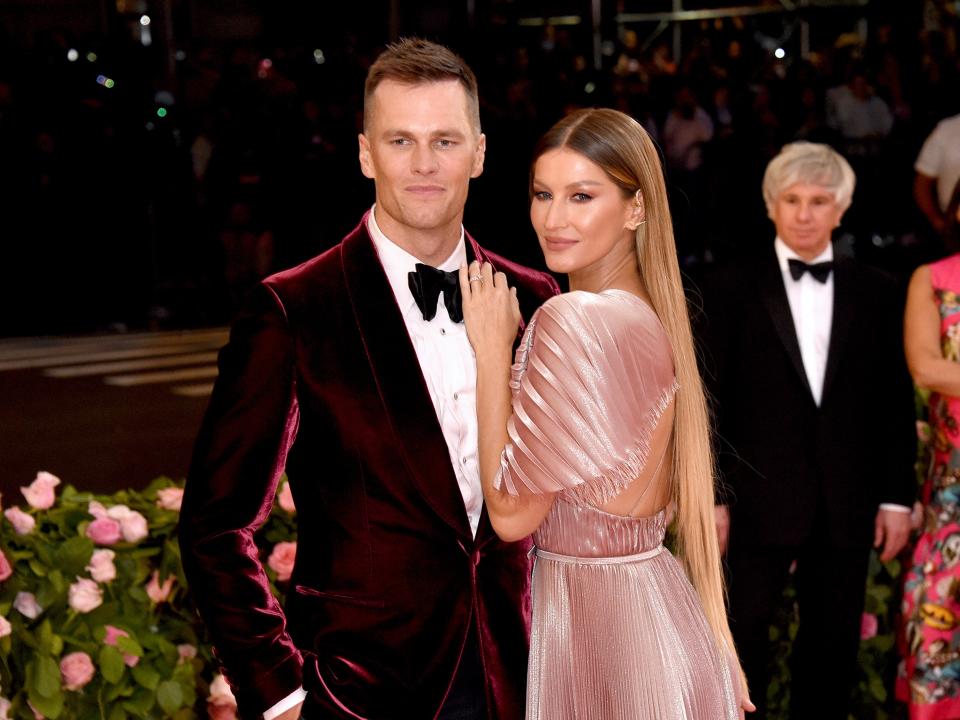 Tom Brady and Gisele Bündchen attend The 2019 Met Gala.