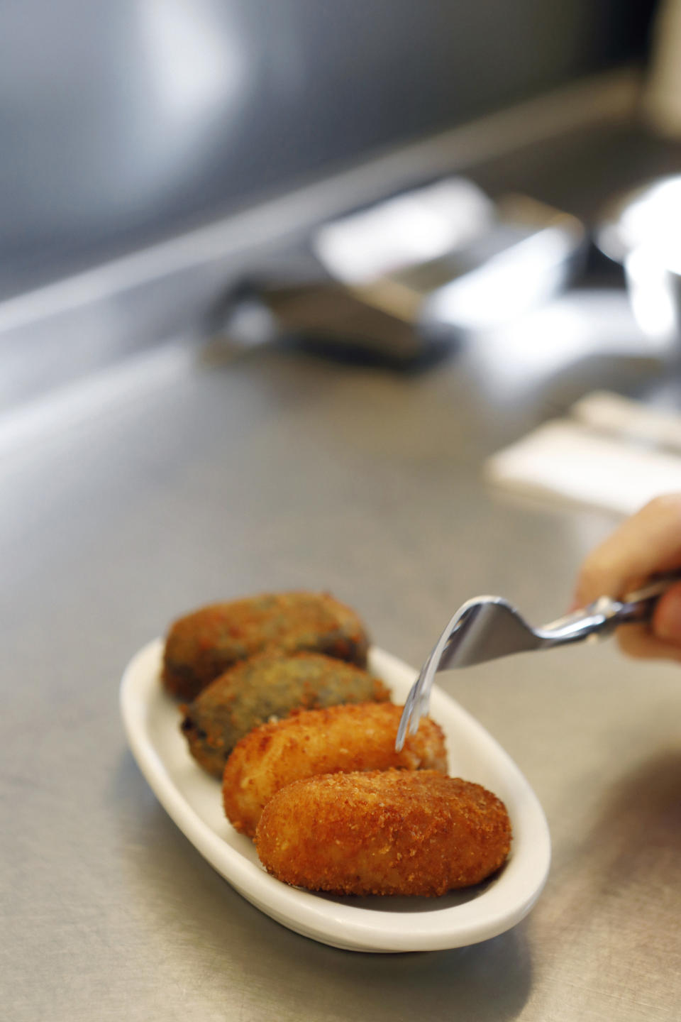 Las croquetas de Casa Ángela. Foto: Casa Ángela.