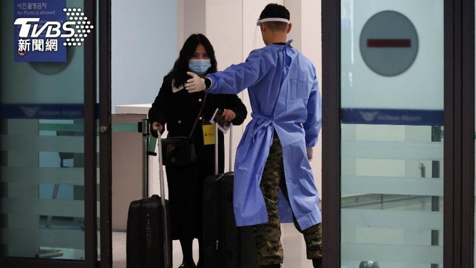南韓日前強制中國入境旅客實施篩檢遭北京砲轟歧視。（圖／達志影像路透社）