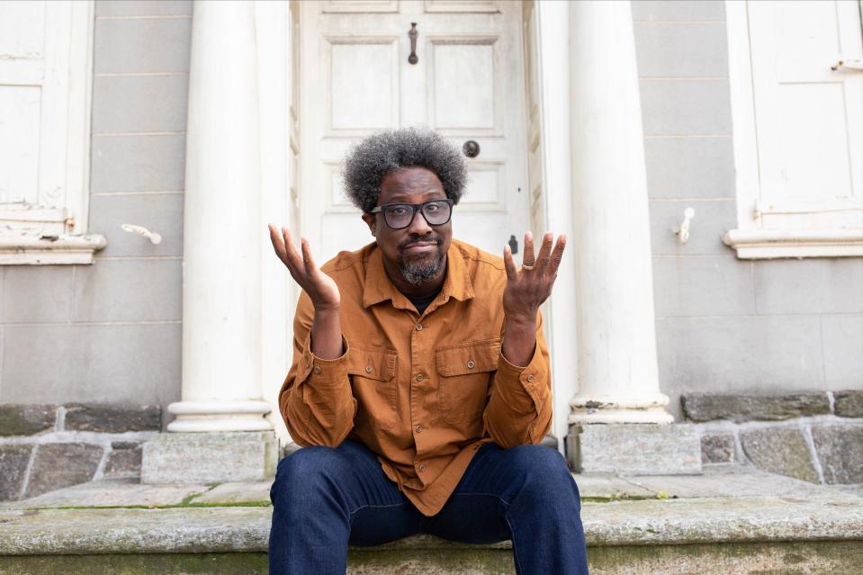 Comedian W. Kamau Bell in his docuseries 'We Need to Talk About Cosby.'
