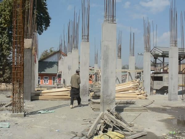 Sub-district hospital in Bijbehara being upgraded by J-K Police Housing Corporation. Photo/ANI