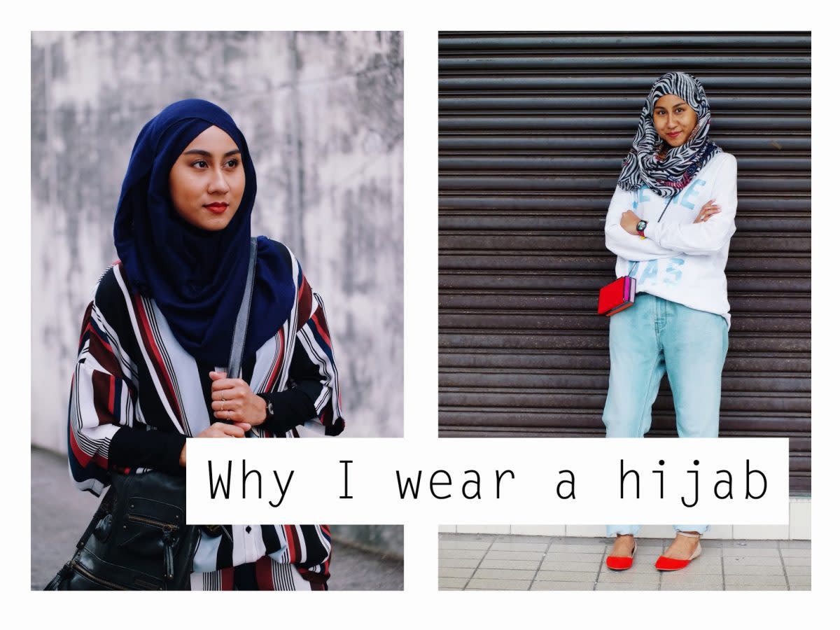 Wearing a hijab is my choice. 