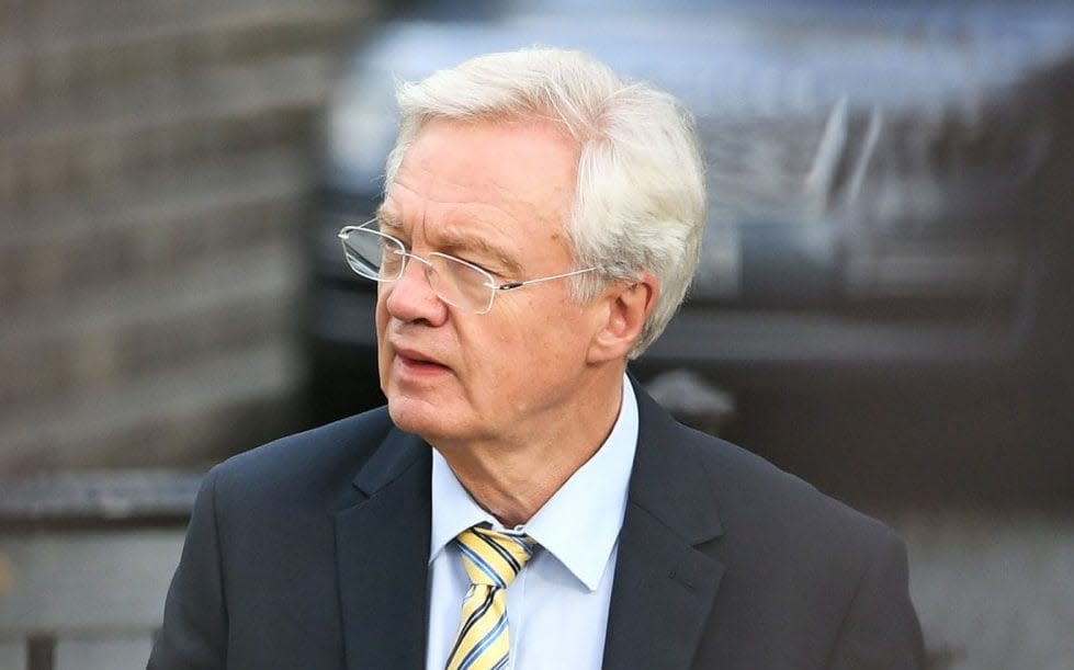 David Davis believes civil servants 'sympathised with the European view' during Brexit negotiations - Luciana Guerra/PA