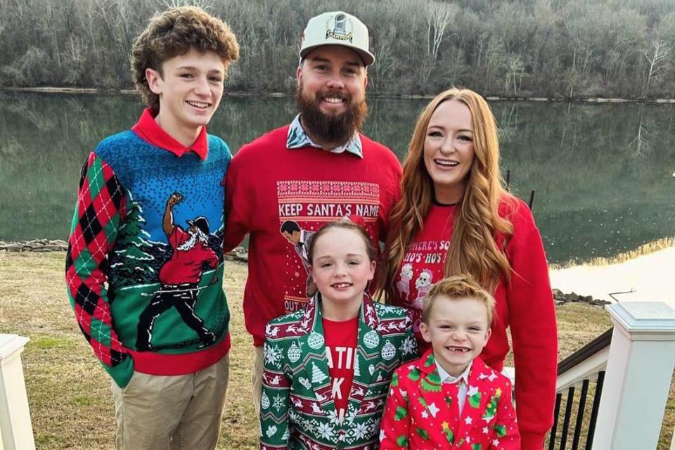 <p>Maci Bookout/Instagram</p> Maci Bookout McKinney and Taylor McKinney with Bentley, Jayde, and Maverick