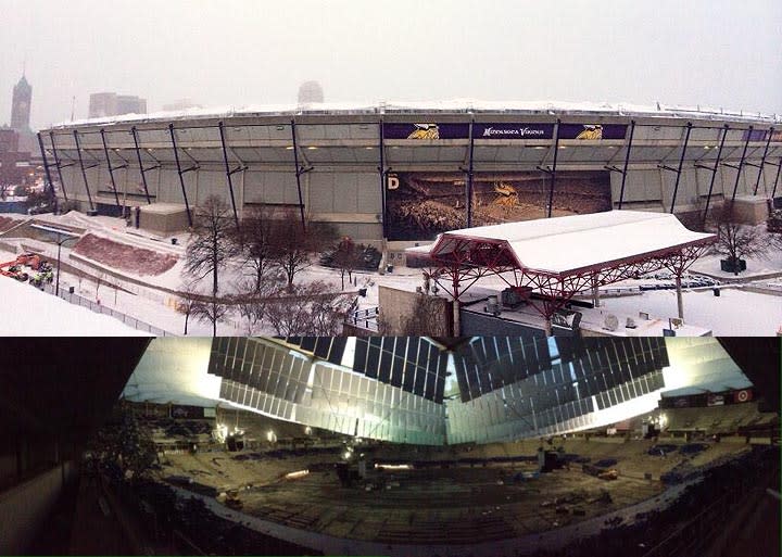 How the Metrodome roof collapse got the Minnesota Vikings a new stadium