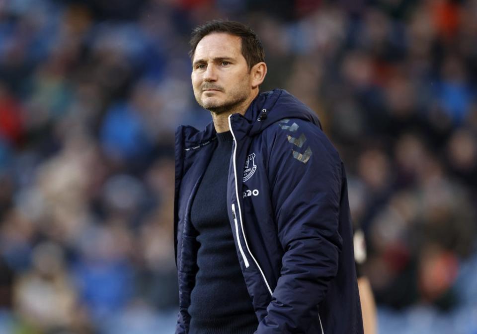 Everton manager Frank Lampard does not view their final home match of the season as “all or nothing” in the battle to avoid relegation (Richard Sellers/PA) (PA Wire)