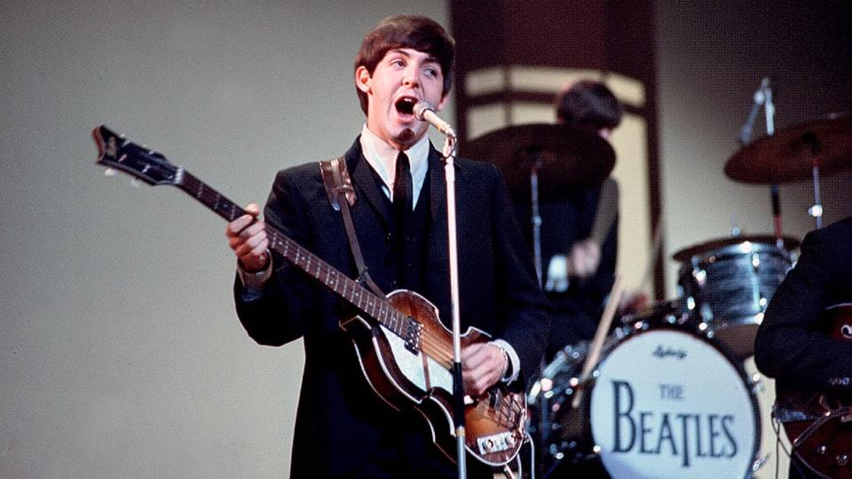 'Val Parnell's Sunday Night At The London Palladium' - The Beatles - Paul McCartney ITV ARCHIVE Sunday October 13, 1963