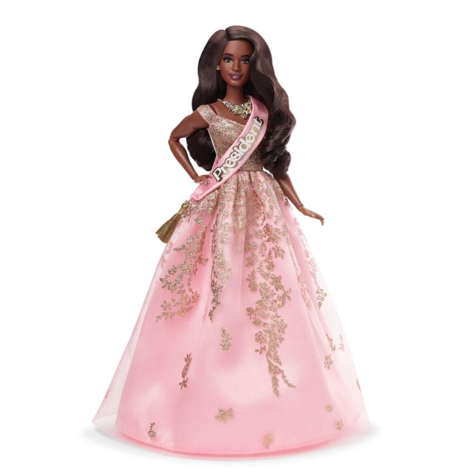 President Barbie Doll from the movie “Barbie.” (Photo credit: Mattel/ Jason Tidwell/Audra Bennette)