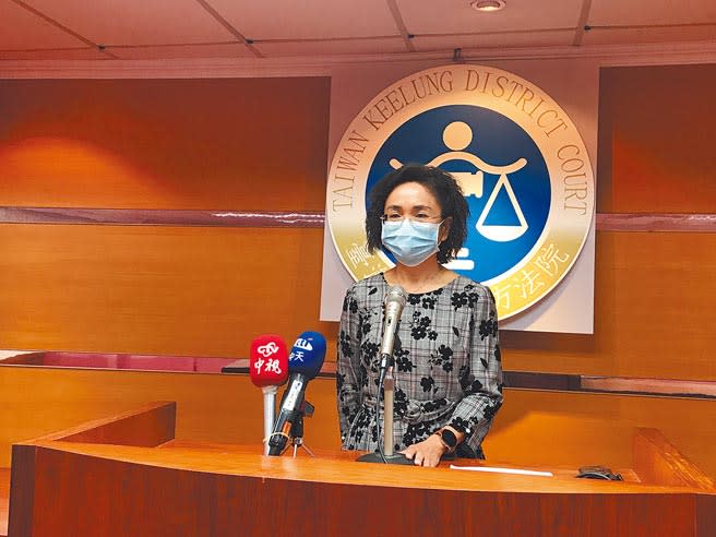 基隆地方法院審判長劉桂金說，PMMA毒性相當強，喝2至3包可能就會死亡。（陳彩玲攝）