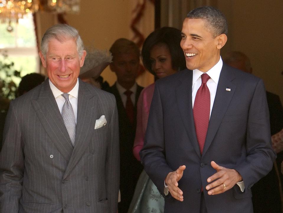 Prince Charles and Barack Obama