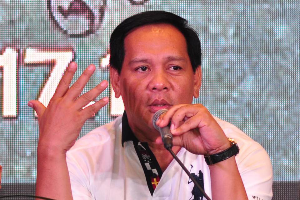 Joey Marquez during the grand press conference of the horror-action movie "TIKTIK: The Aswang Chronicles" held at the Luxent Hotel in Quezon City, north-east of Manila on 08 October 2012. The film shows on October 17. (George Calvelo/NPPA Images)