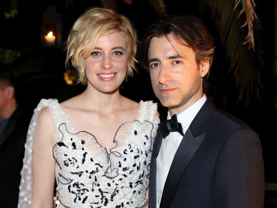 Noah Baumbach and actress Greta Gerwig attend the Netflix party during the 70th annual Cannes Film Festival at on May 21, 2017 in Cannes, France