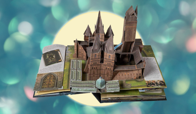 Harry Potter Hogwarts pop-up book on sale for Cyber Monday