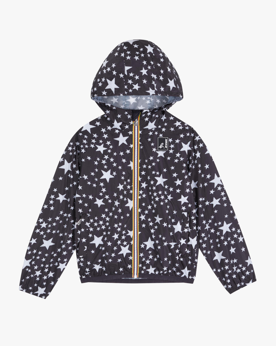 A starry windbreaker part of the K-Way and Agnès b. capsule collection.