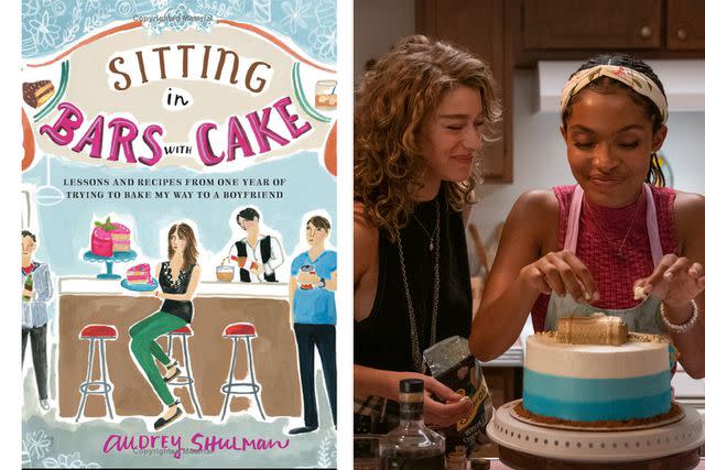 <p>Abrams Image; Saeed Adyani/Prime Video</p> Odessa A'zion and Yara Shahidi in "Sitting in Bars with Cake"