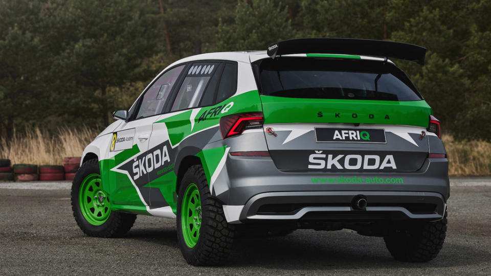 Afriq上導入大量來自於Fabia Rally2 Evo的賽車化配備。(圖片來源/ Škoda)