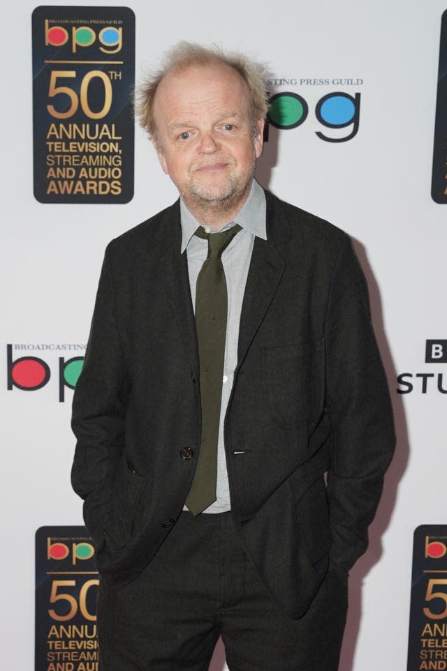 Toby Jones played Alan Bates in the ITV series