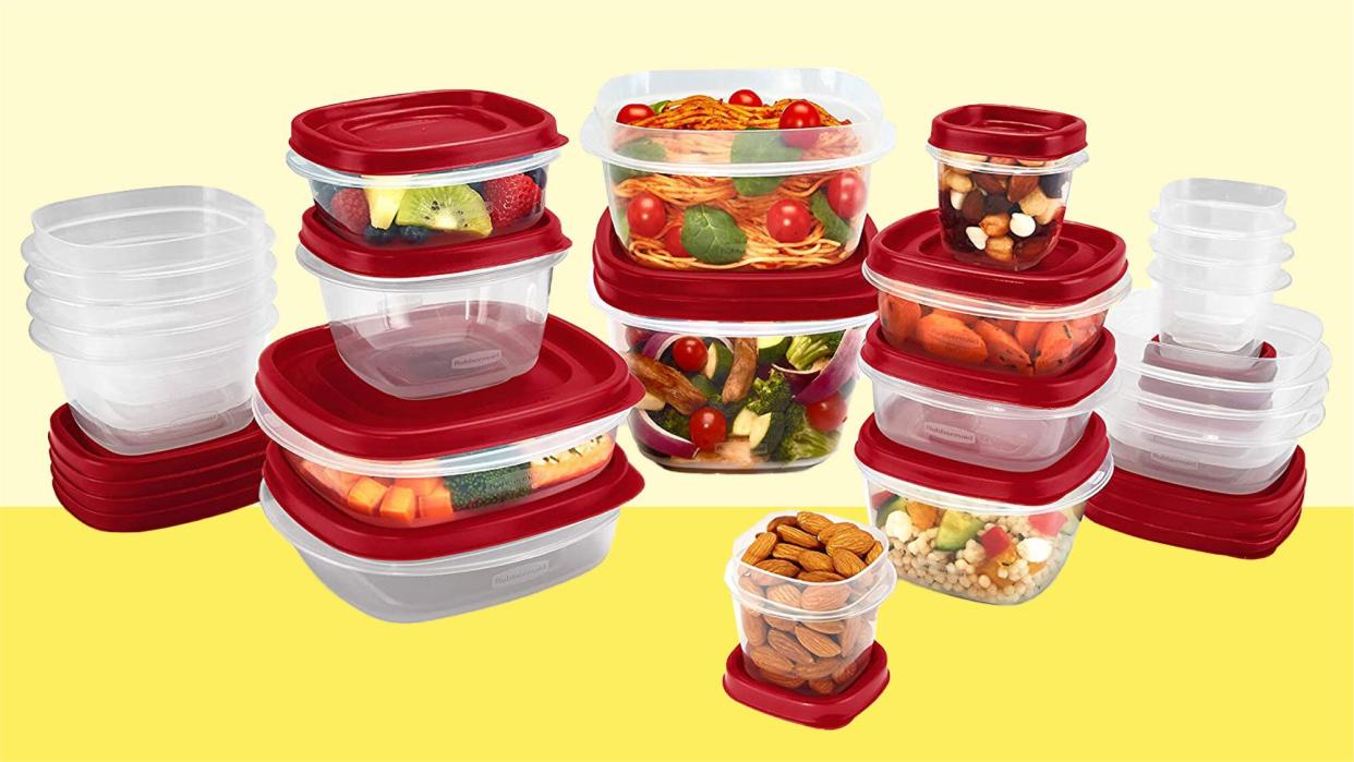 Rubbermaid Easy Find Vented Lids Food Storage Containers, Set of 21