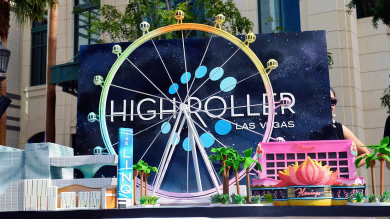 High roller ferris wheel cake