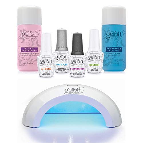 2) Mini Pro LED Gel Curing Light + Gel Polish Full Basix Care Kit