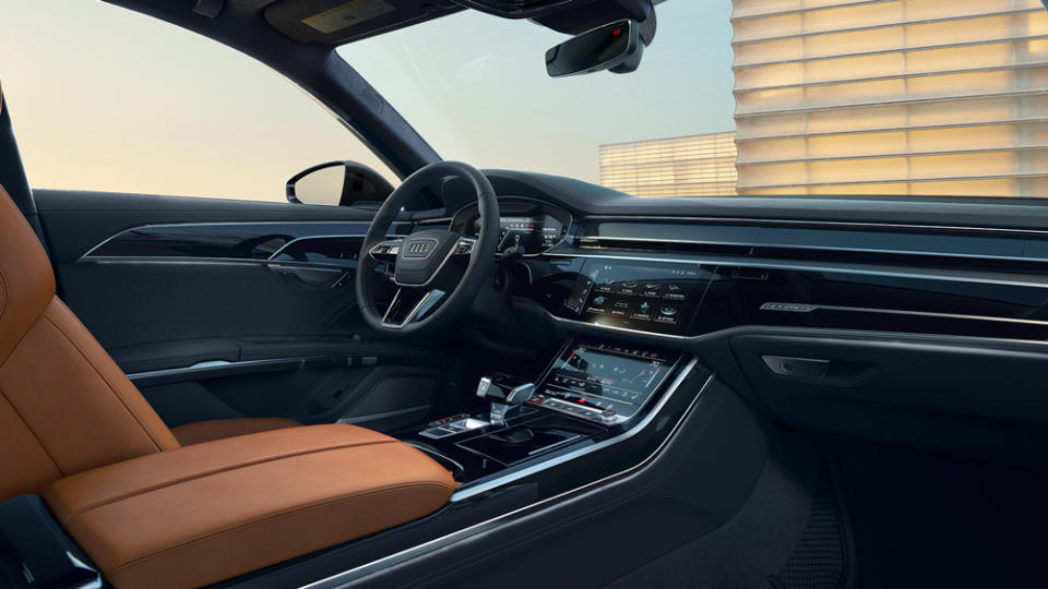 Infotainment, connectivity and driver-assistance systems in the S8 are comprehensive and comprehensible. - Credit: Audi AG
