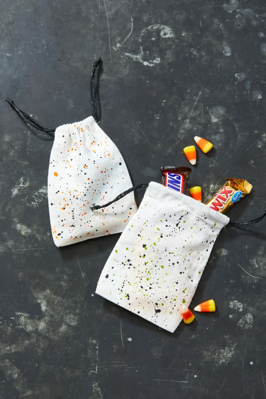 Paint Splatter Candy Goodie Bags