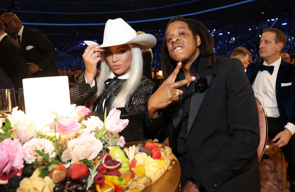 Beyoncé and Jay-Z at the Grammys