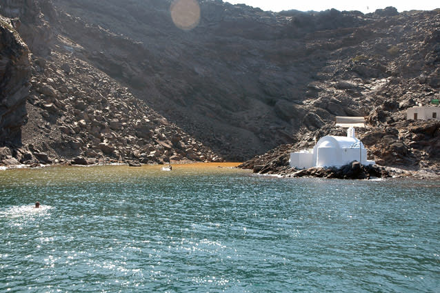 Sulphour springs, Santorini