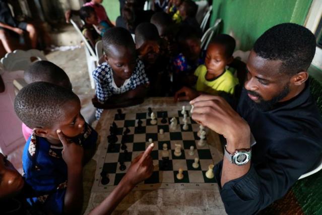 Kings of Lagos: children learn chess to seek escape from Nigeria's slums