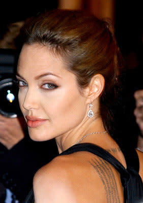 Angelina Jolie at the Hollywood premiere of Warner Bros. Alexander