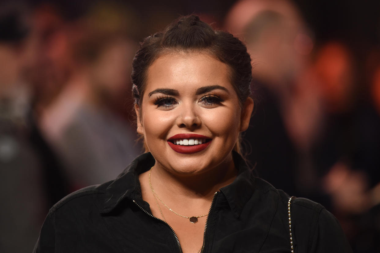 LONDON, ENGLAND - MARCH 21: Scarlett Moffatt attends the 'Dumbo' European premiere at The Curzon Mayfair on March 21, 2019 in London, England. (Photo by Stuart C. Wilson/Getty Images)